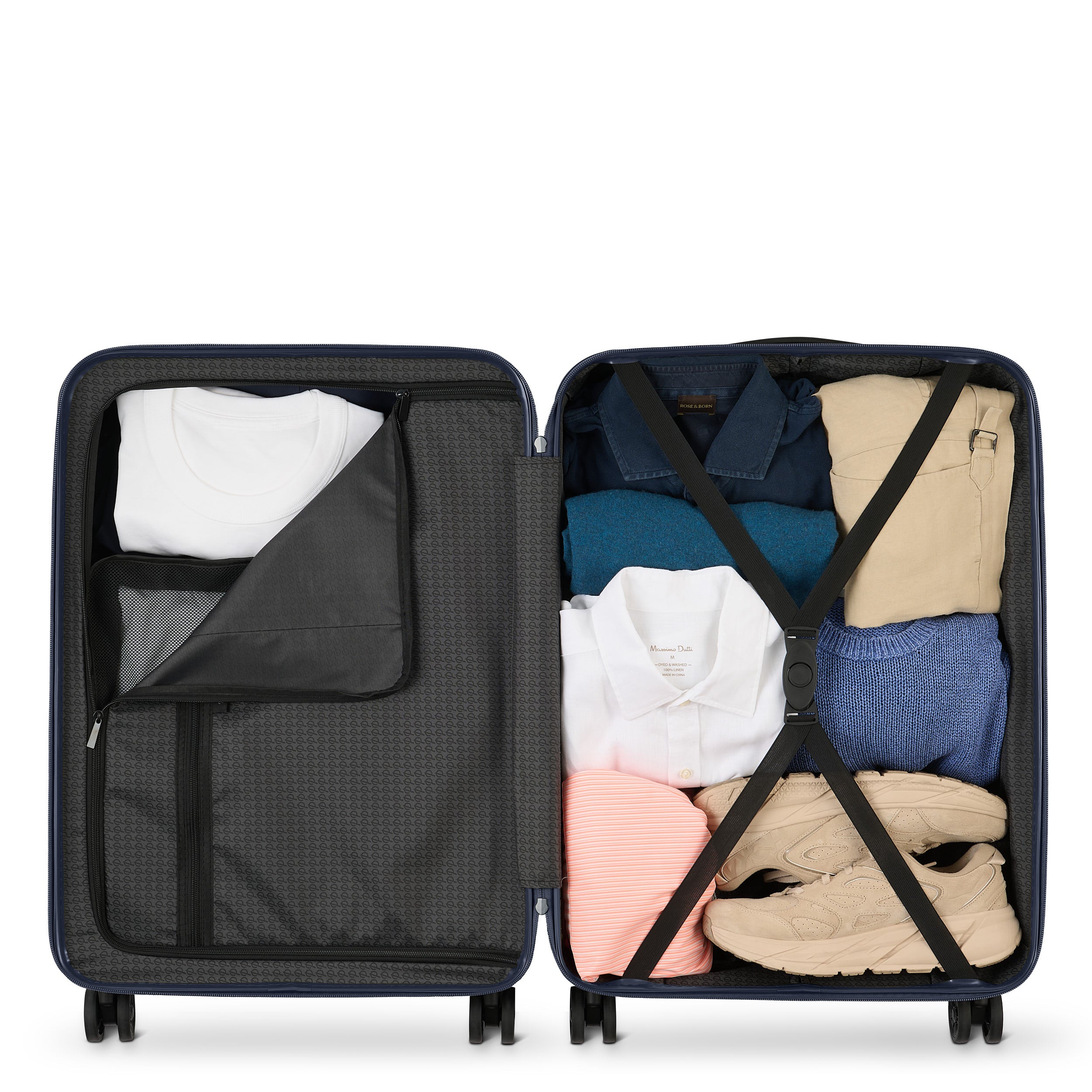 Urbane - Navy Blue Mellan